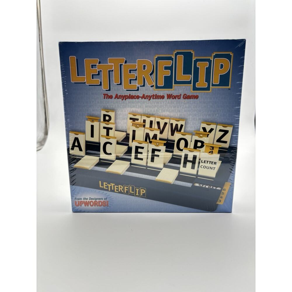 New - Letter Flip - The Anyplace-Anytime Word Game (Sealed, 2004)